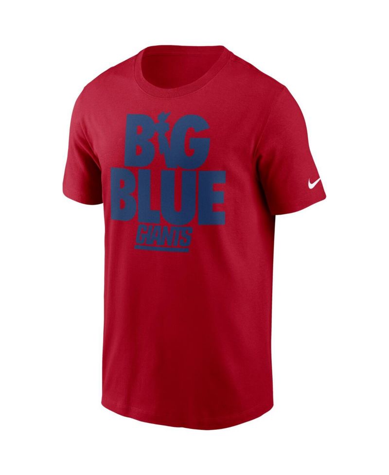 Men's Red New York Giants Hometown Collection Big Blue T-shirt