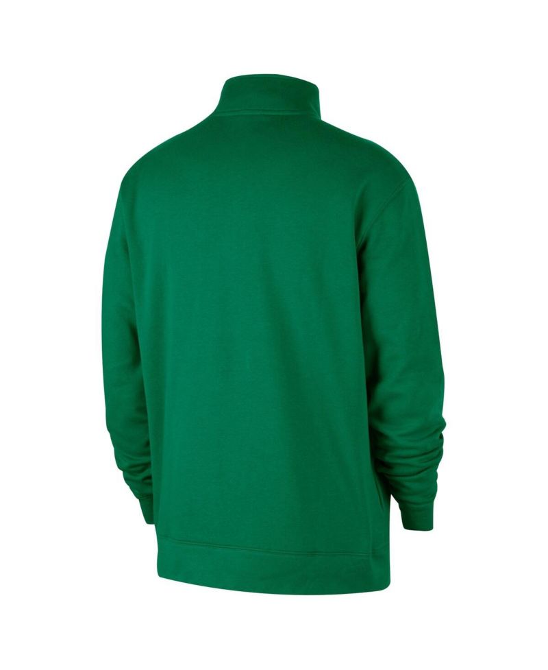 Men's Kelly Green Boston Celtics Courtside Club Half-Zip Pullover Hoodie