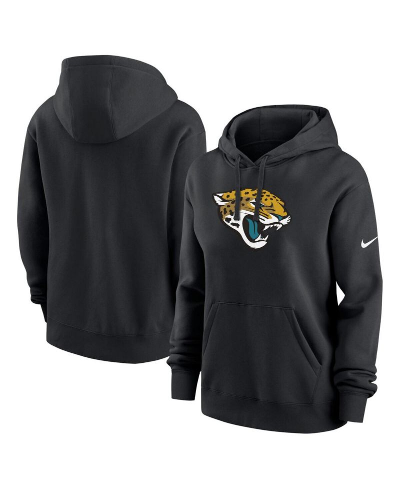 Women's Black Jacksonville Jaguars Club Fleece Pullover Hoodie