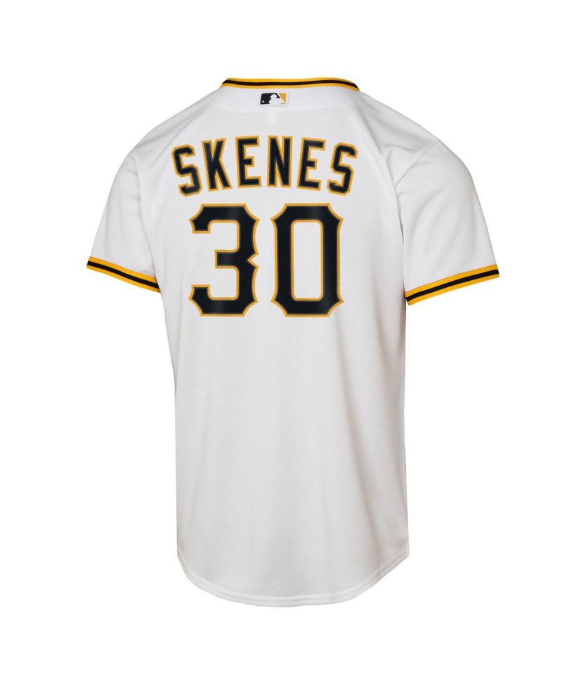 Big Boys and Girls Paul Skenes White Pittsburgh Pirates Home Replica Player Jersey