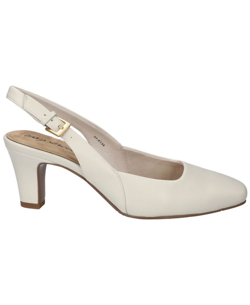 Ritsa Square Toe Slingback Pumps