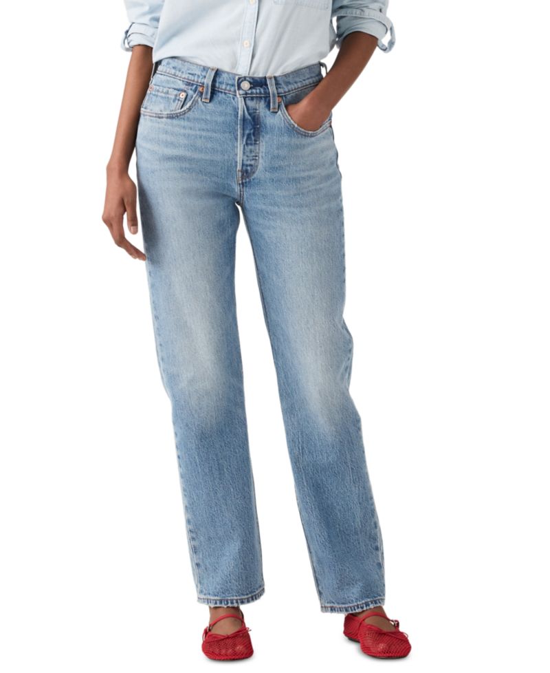 Trendy Plus Size 501 Original-Fit Straight-Leg Jeans