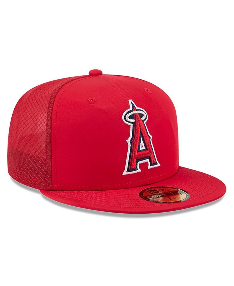 Men's Red Los Angeles Angels 2026 Batting Practice 59FIFTY Fitted Hat