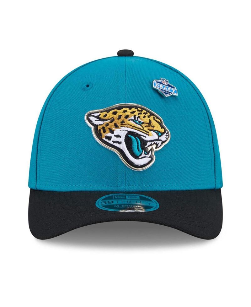 Men's Teal/Black Jacksonville Jaguars 2026 NFL Draft 39THIRTY M-Crown Flex Hat