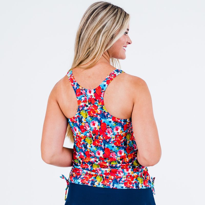 Women's Maya Tankini Swim Top With Removable Cups