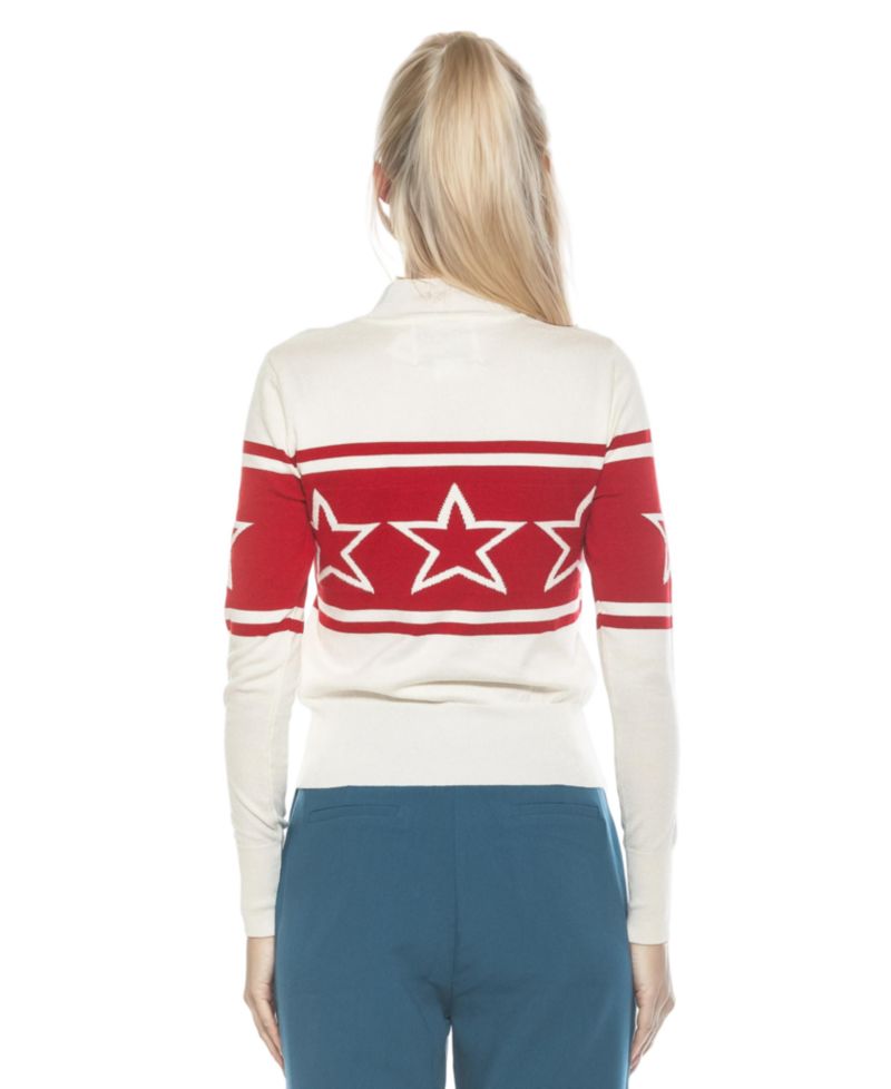 Women's Lisa Star Mock Neck Sweater
