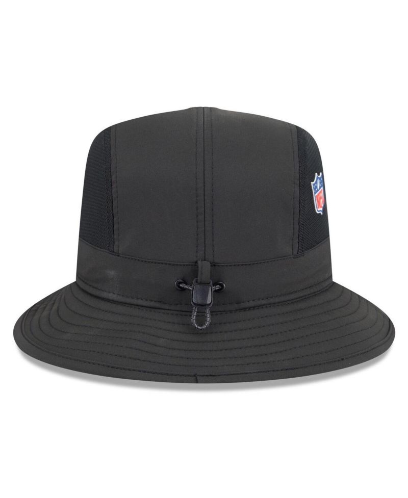 Men's Black Las Vegas Raiders 2025 Sideline Bucket Hat