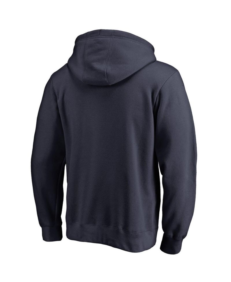Men's Navy Dallas Cowboys Splatter Logo Pullover Hoodie