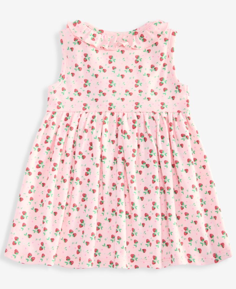 Baby Girls' 0M-24M Strawberry-Print Dress
