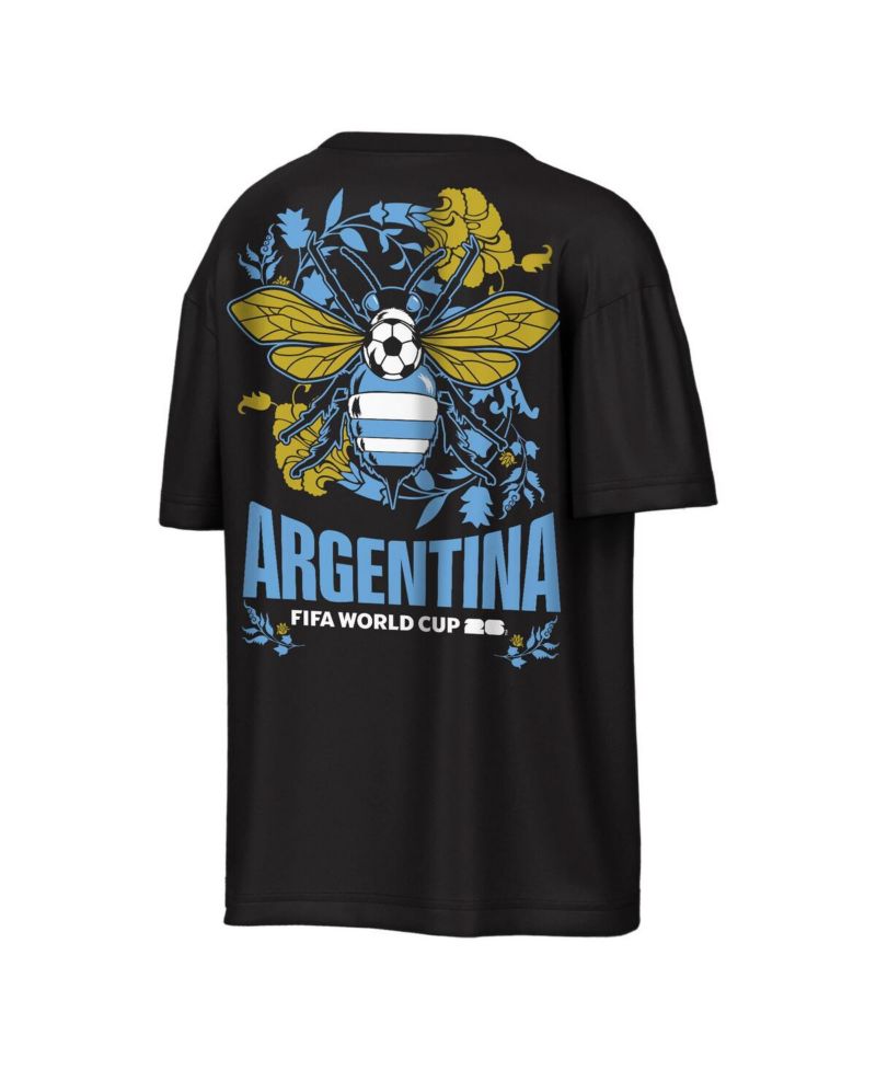 Men's Black FIFA World Cup 2026 Rally Oversized 2-Hit T-Shirt