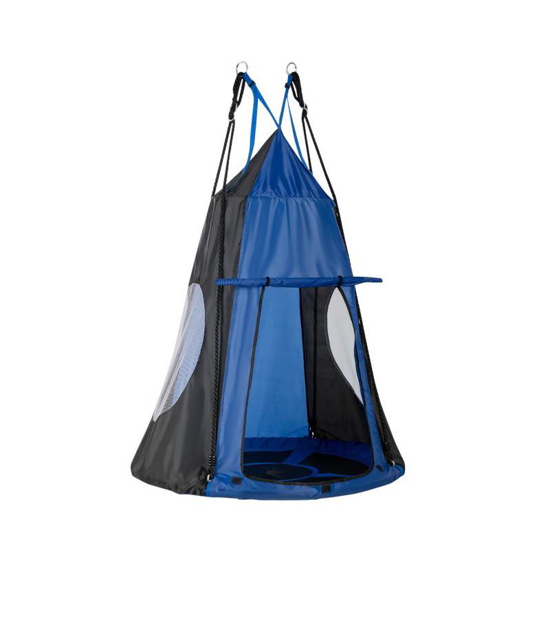 Boys 2-in-1 40 Inch Hanging Chair Detachable Swing Tent