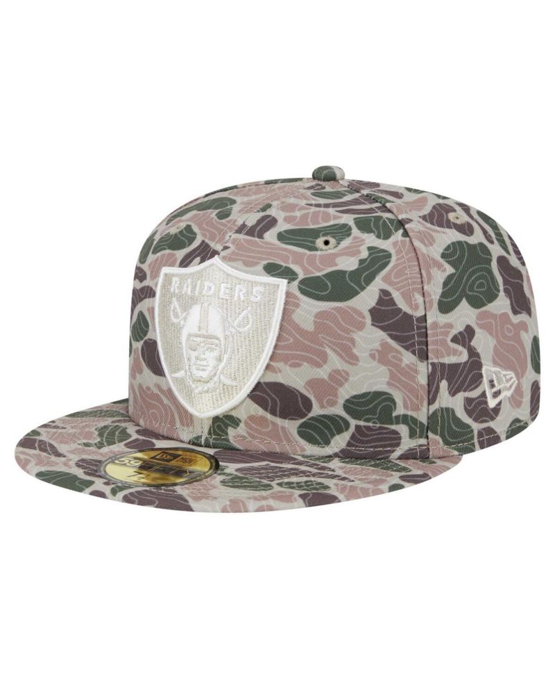 Men's Camo Las Vegas Raiders Geo 59FIFTY Fitted Hat