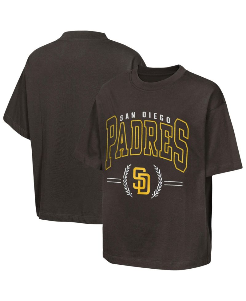 Big Boys and Girls Brown San Diego Padres Premium World Class T-Shirt