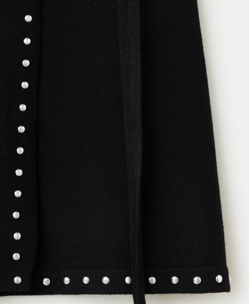 Women's Studded Wrap Skirt