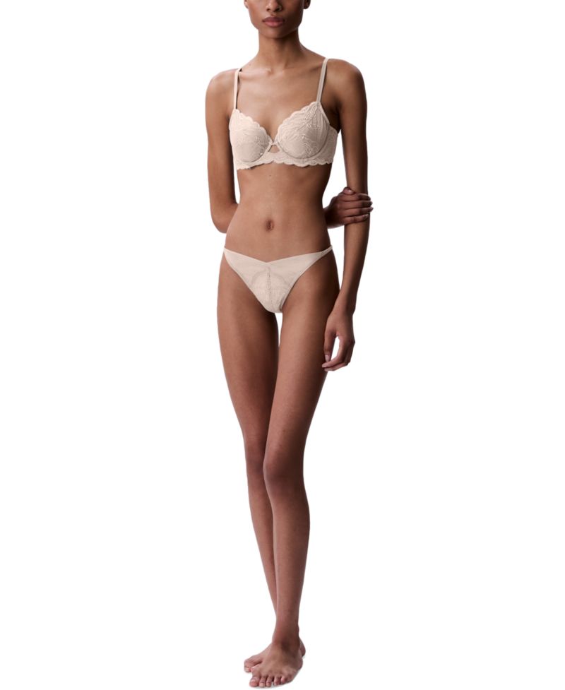 Women's Sensual Stretch Lace Unlined Full-Coverage Bra QF8120