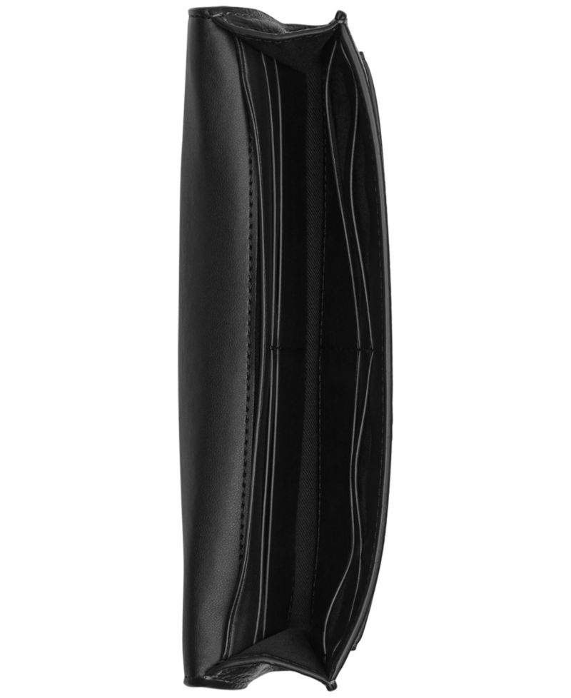 Mila Leather Long Flap Wallet