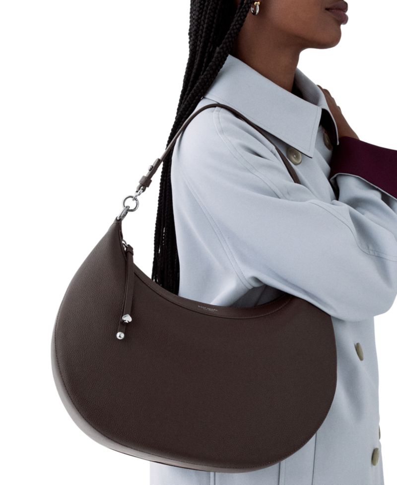 Liv Large Pebbled Leather Hobo Bag