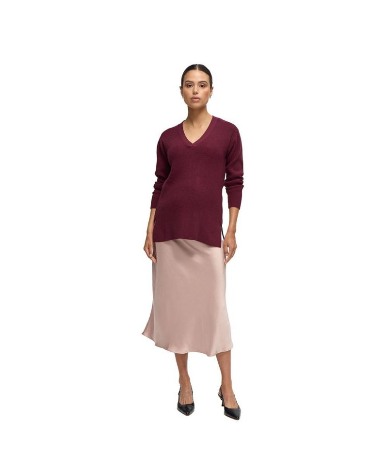 Side Zip Nursing Sweater