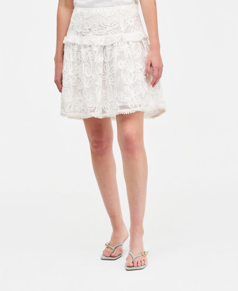Women's Crochet Drop-Waist Mini Skirt