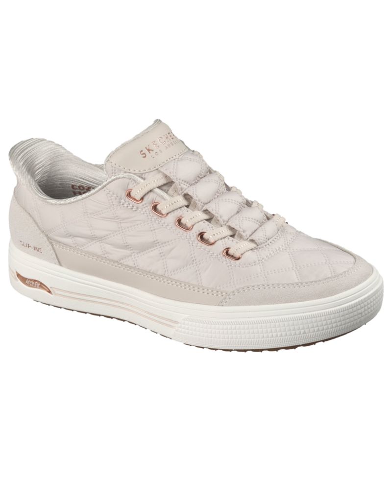 Women's Skechers Slip-Ins: Arch Fit Arcade - Cozy Fit Cuddle Steps Casual Sneakers from Finish Line