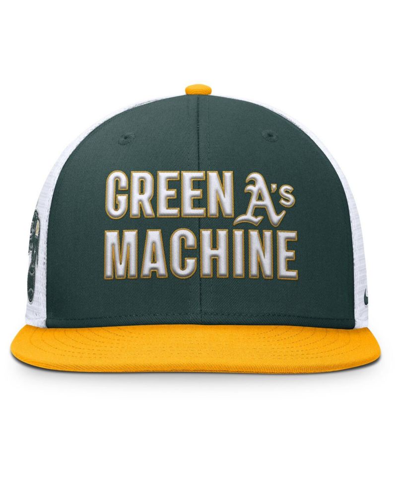 Men's Green/Gold Athletics Pro Trucker Snapback Hat