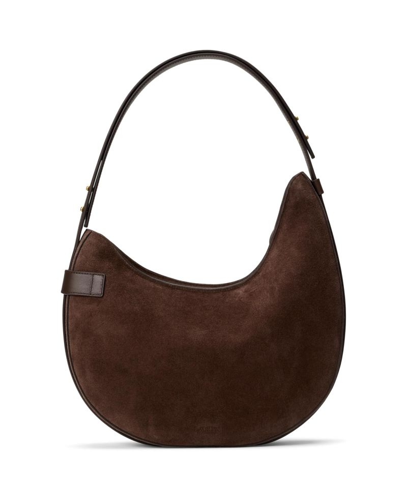 Tasha Suede Large Shoulder Bag