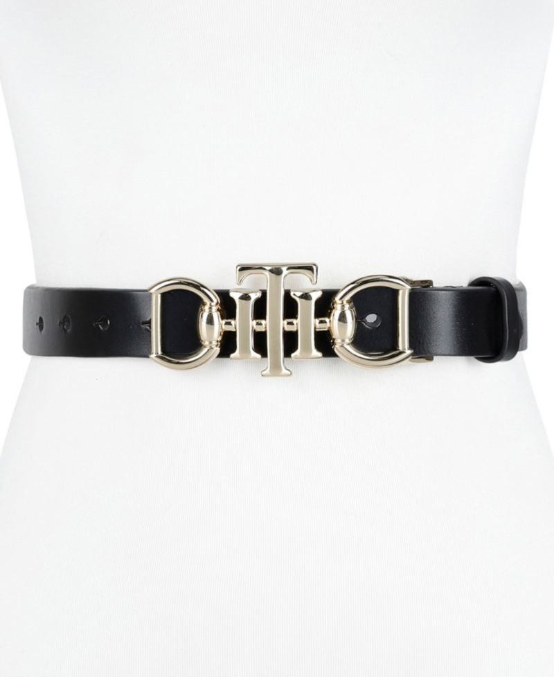 Women's Skinny Double Ended Horsebit Buckle Dress Casual Belt