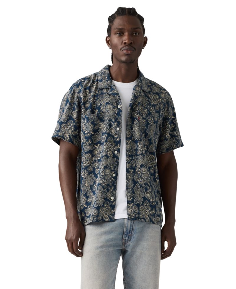 Men's Short-Sleeve Camp-Collar Camper Shirt