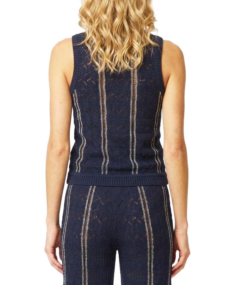 Women's Amber Squiggle Stitch Tank