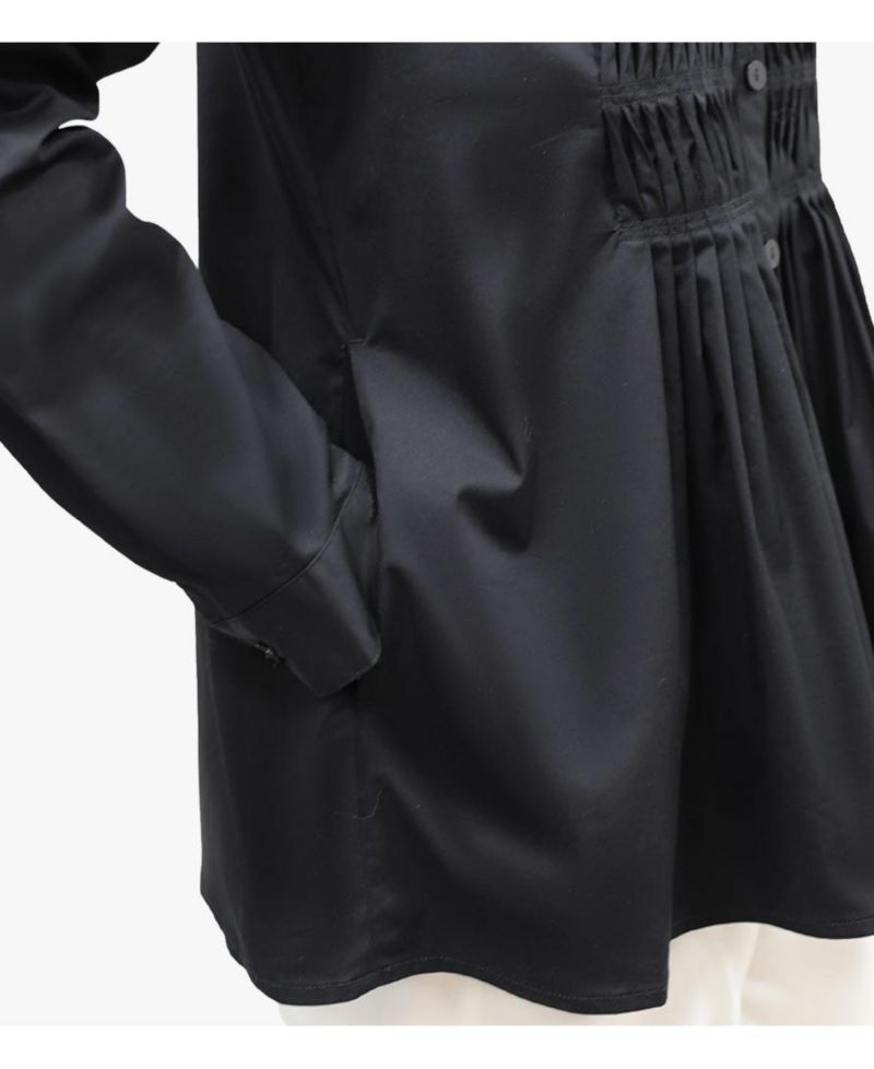 Women's Cotton Poplin Pintuck Detail Lucky Star Shirt