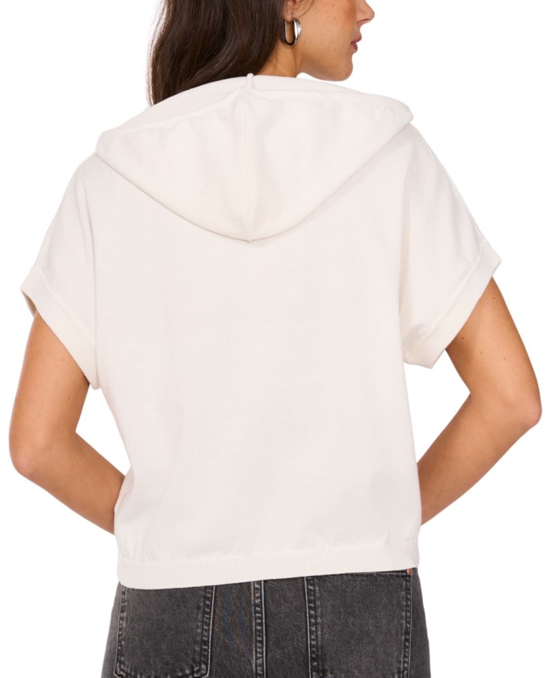 Women's Short-Sleeve Sweater Hoodie