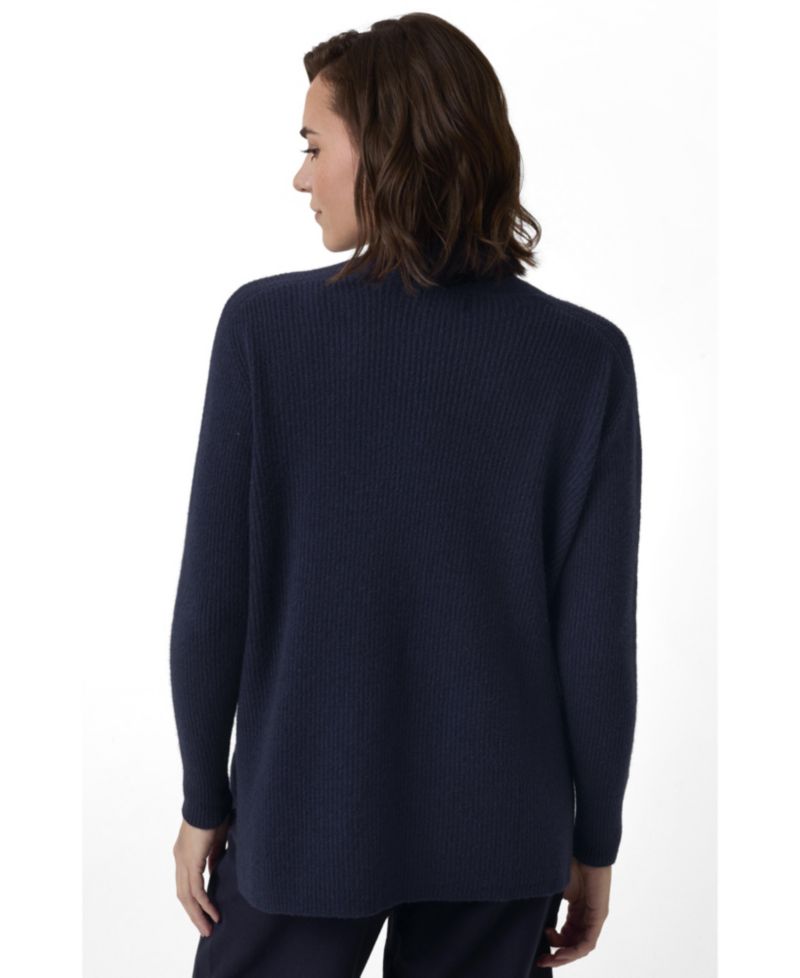 Women's Longline Ribbed Cardigan