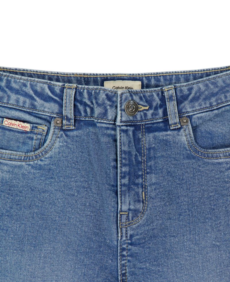 Girls' 7-16 2-Tone Flared Denim Jeans