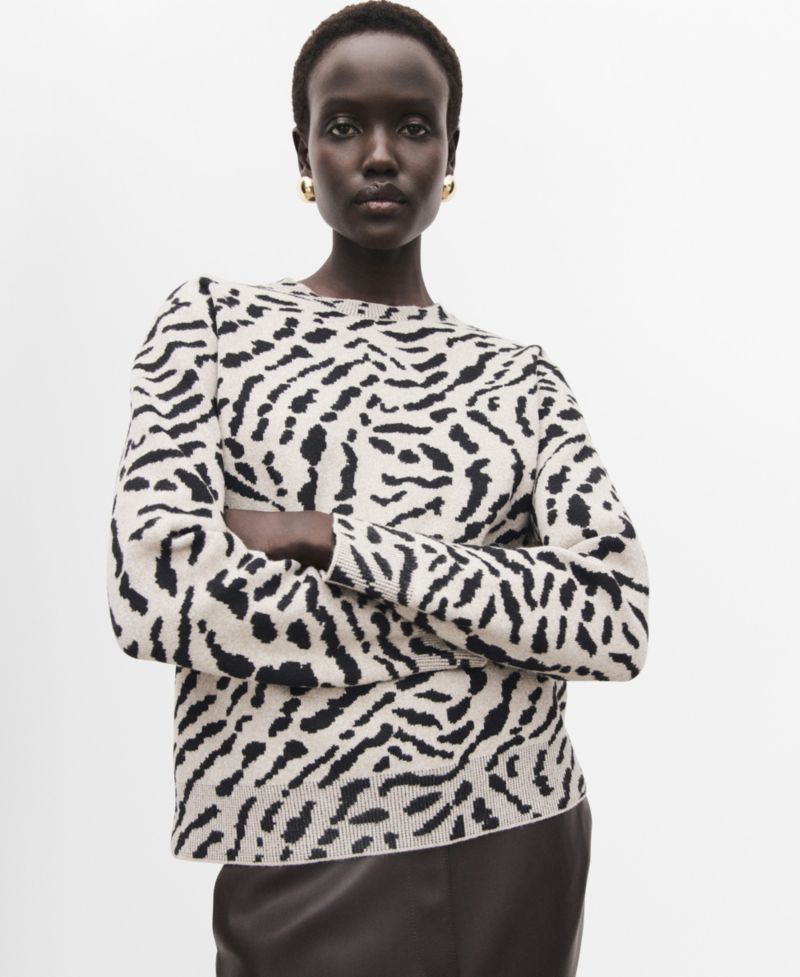 Women's Animal Print Sweater