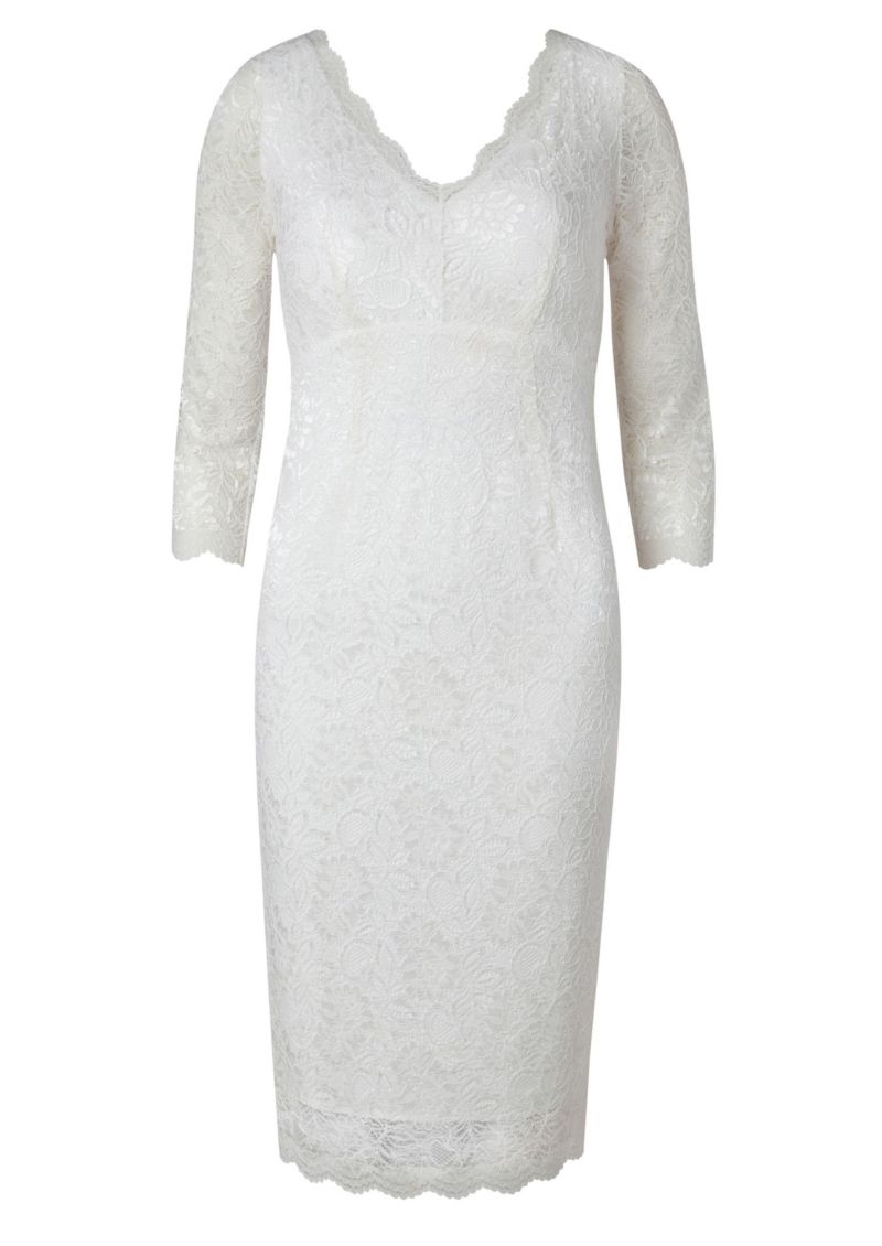 Women's Anya V-Neck Lace Wedding Dress