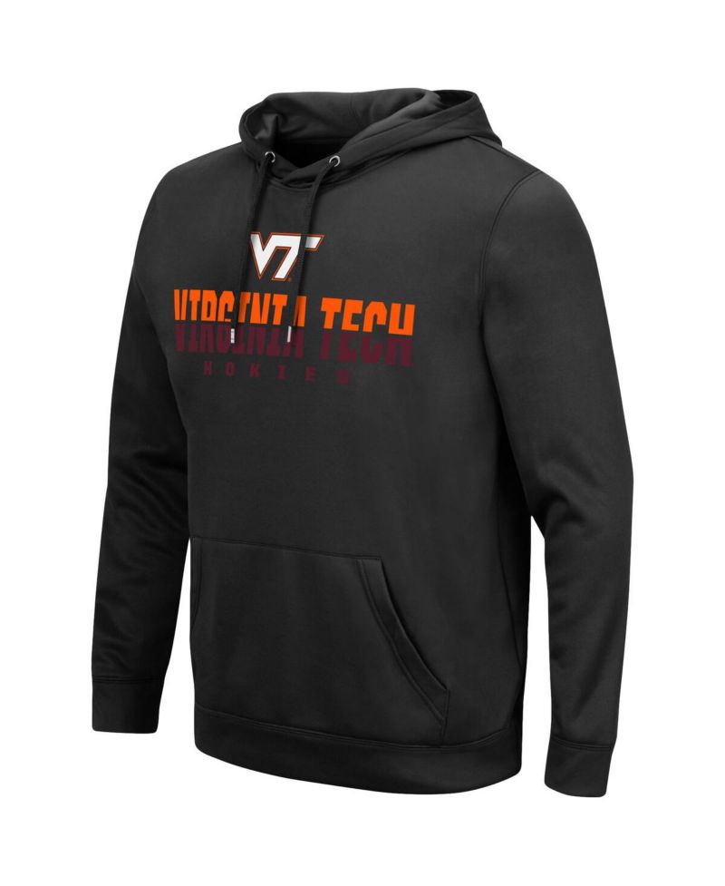 Men's Black Virginia Tech Hokies Lantern Pullover Hoodie