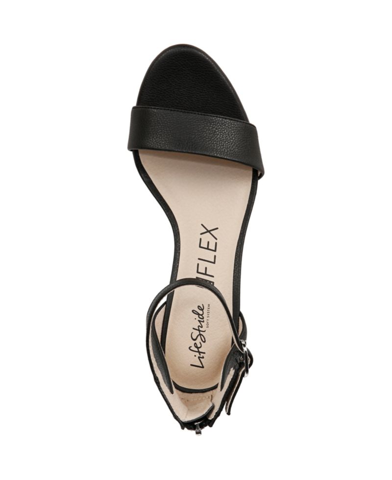 Women's Florence Two Piece Block Heel Ankle Strap Sandals