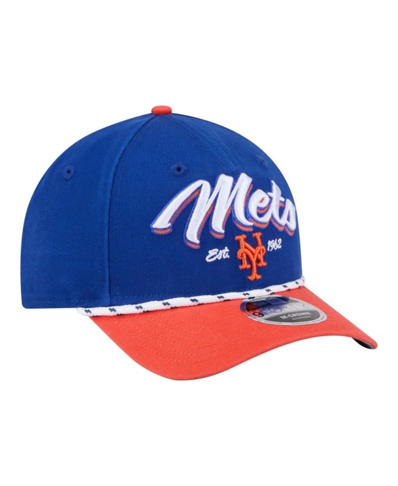 Men's Royal/Orange New York Mets Team Loyal 9FORTY M-Crown Adjustable Hat
