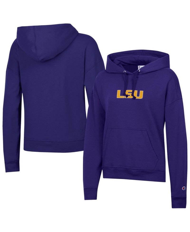 Women's Purple LSU Tigers Power Blend Fleece Hoodie