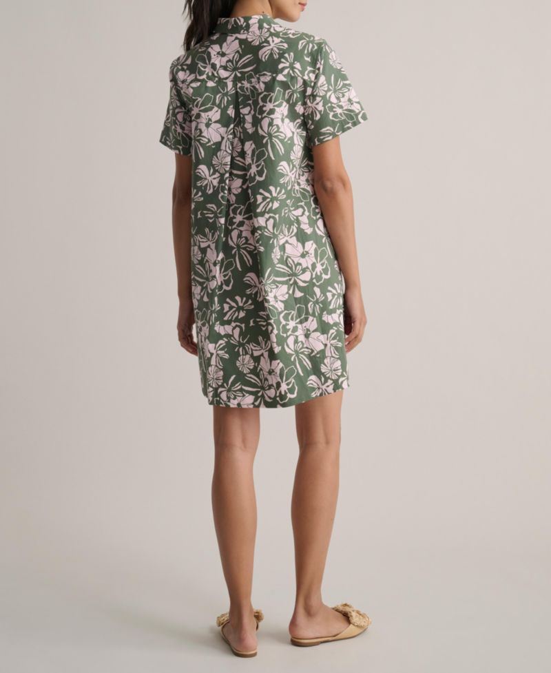 Women's Stretch Cotton Floral Popover Izzie Dress