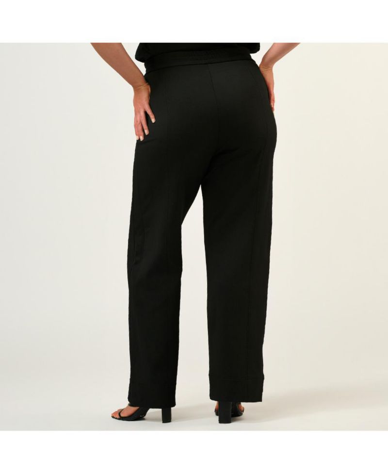 Plus Size Jolene Straight Leg High Rise Tailored Pant