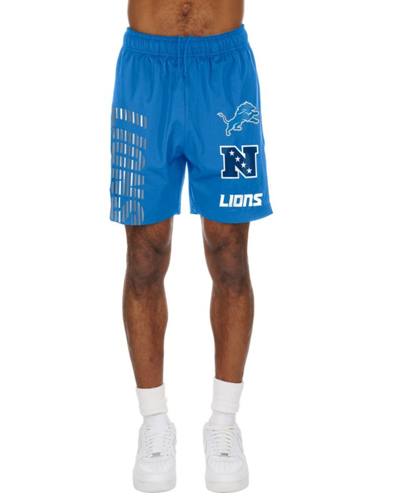Men's Blue Detroit Lions Match Shorts