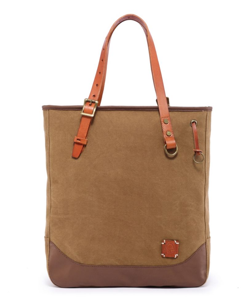 Red Wood Medium Canvas Tote Bag