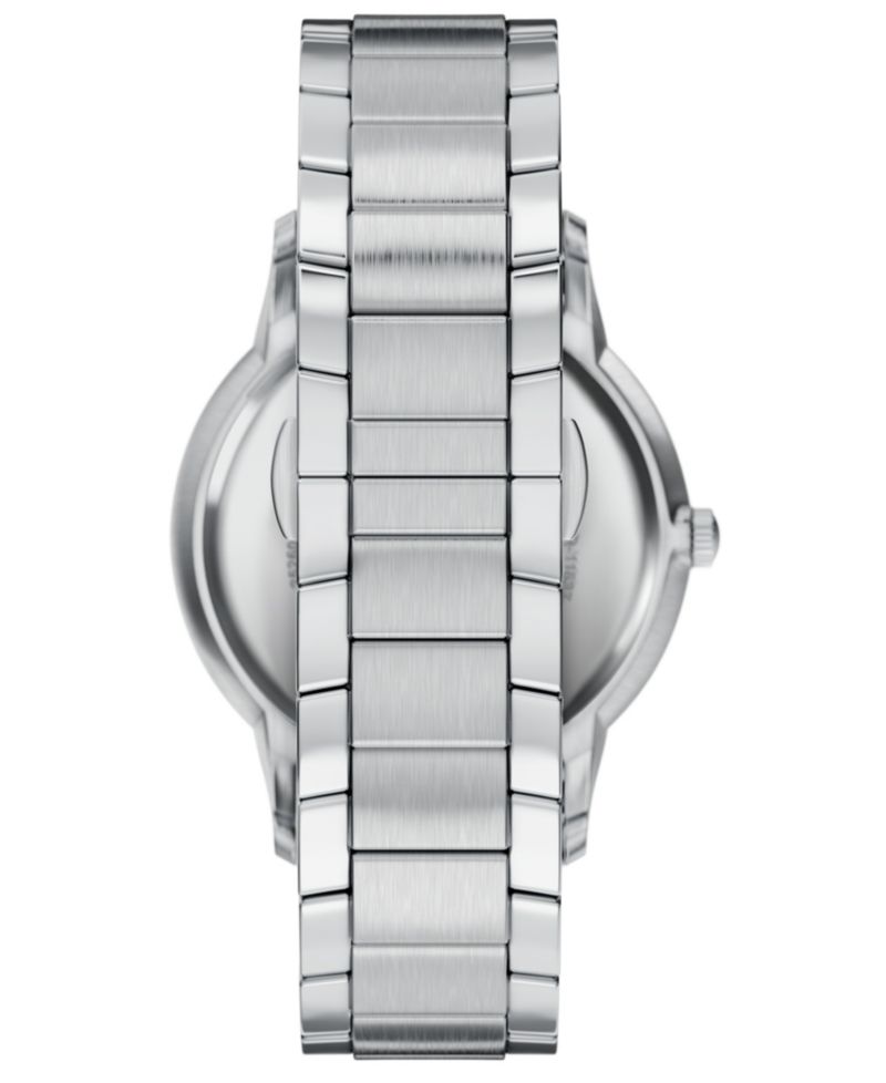 Men's Quartz Three-Hand Date Archetipo Stainless Steel Watch 43mm