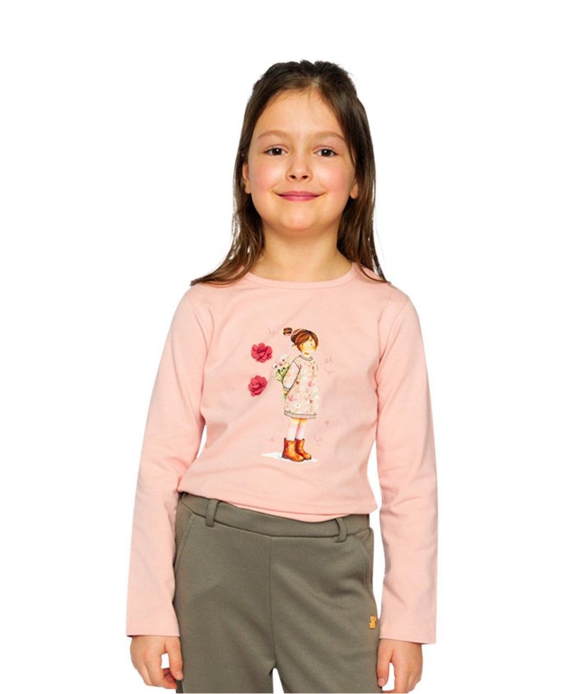 Little and Big Girl 6-12 Cotton Jersey T-Shirt