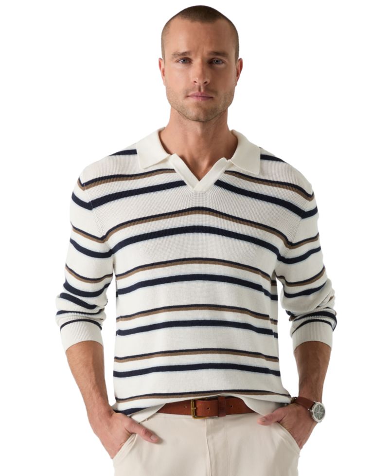 Men's Stanton Striped Polo Shirt