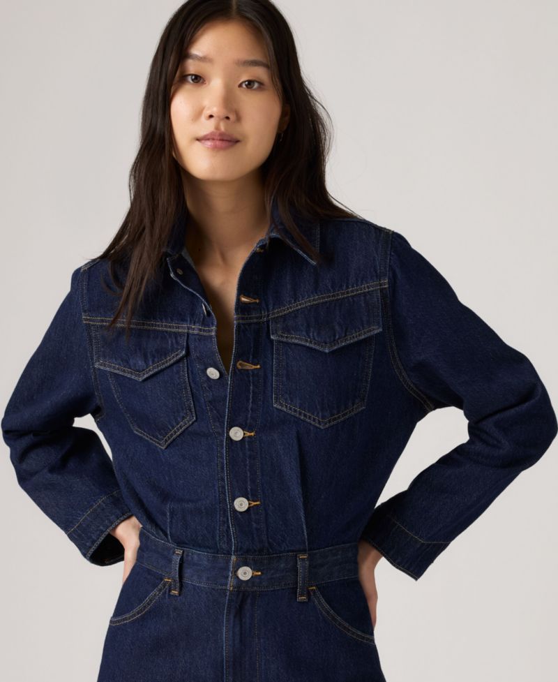 Women's Western Long Sleeve Jumpsuit