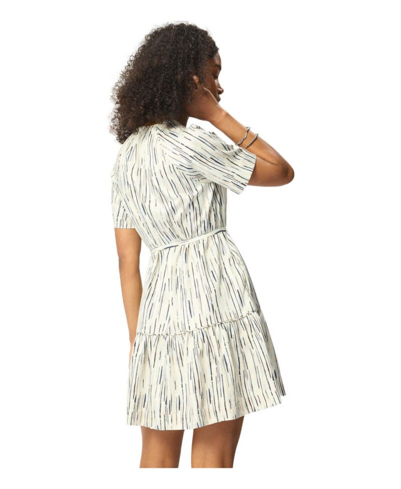 Women's Abstract Stripe Short dress