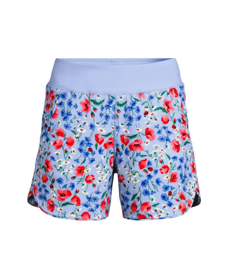 Plus Size SunShade UPF 50 5" Board Shorts with Panty