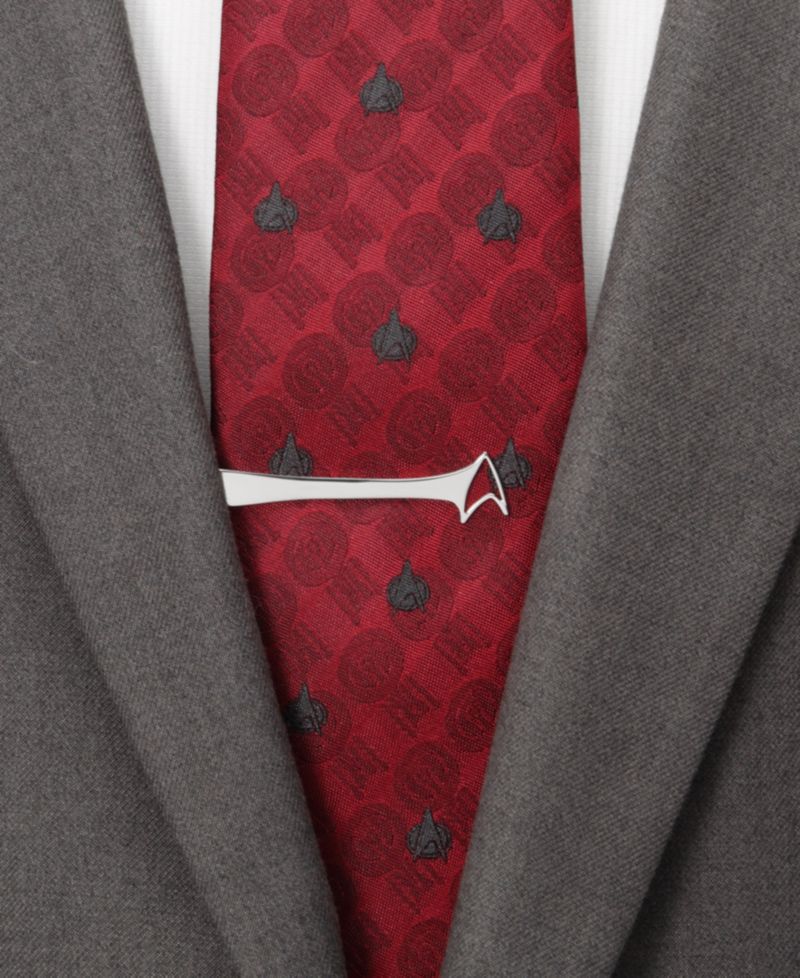 Men's Sterling Cutout Delta Shield Tie Bar